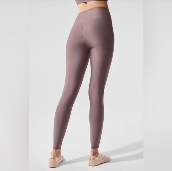 Alo Yoga 7/8 High-Waist Airlift Legging In Mushroom Small New $134 - Picture 4 of 12